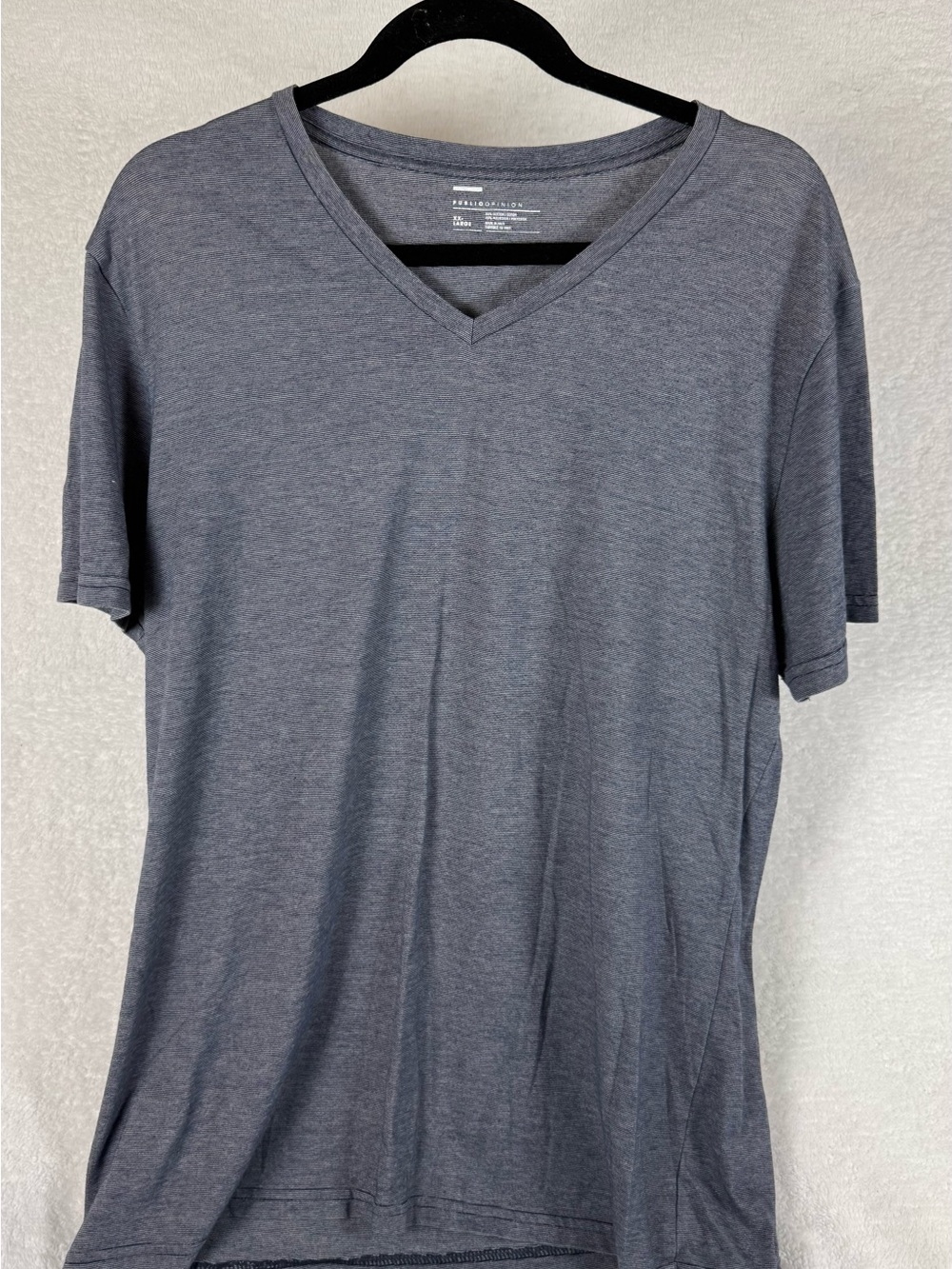 Men's Public Opinion V-Neck Short Sleeve Tee - Size XXL